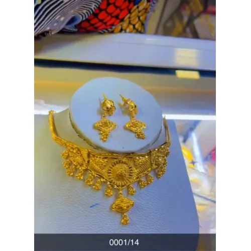 Neckless Set Gold 42